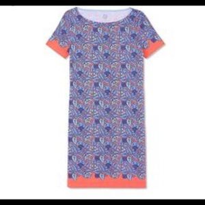 Tory Burch T shirt dress sea coral Artemis